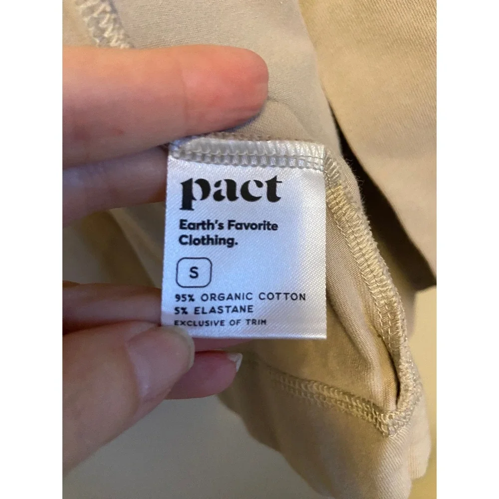 Pact Airplane Cardigan Open Front Long Sleeve Organic Cotton Size Small - Picture 6 of 7